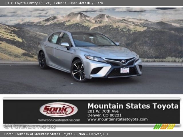 2018 Toyota Camry XSE V6 in Celestial Silver Metallic