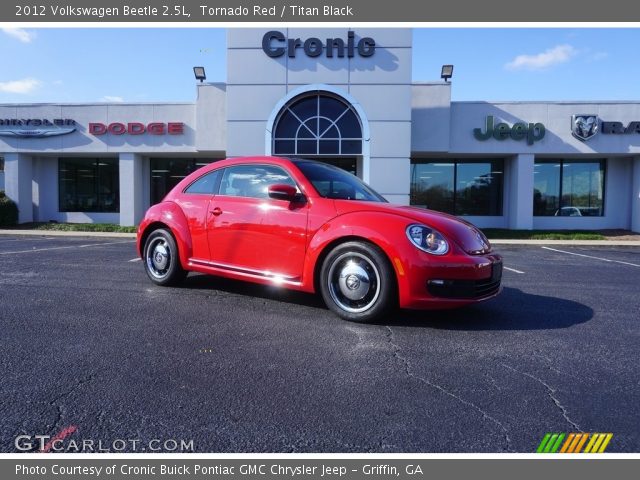 2012 Volkswagen Beetle 2.5L in Tornado Red