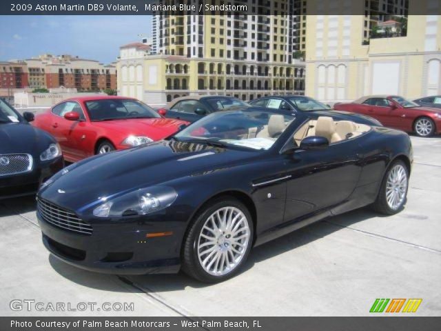 2009 Aston Martin DB9 Volante in Mariana Blue