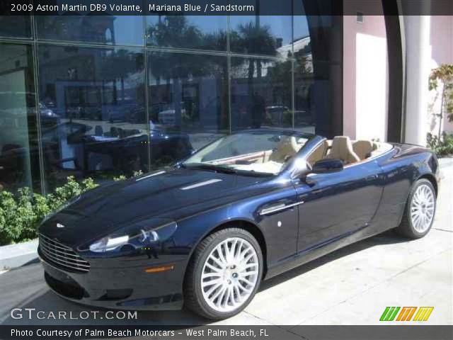2009 Aston Martin DB9 Volante in Mariana Blue