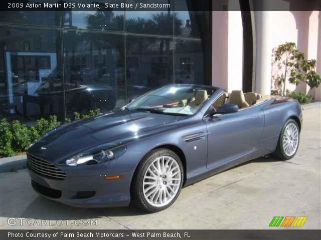2009 Aston Martin DB9 Volante in Slate Blue