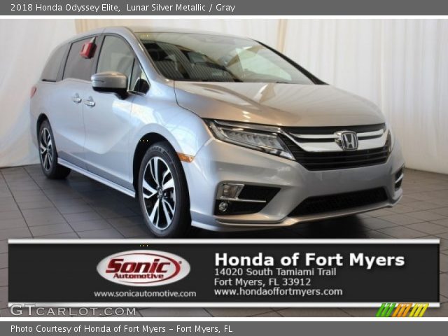 2018 Honda Odyssey Elite in Lunar Silver Metallic