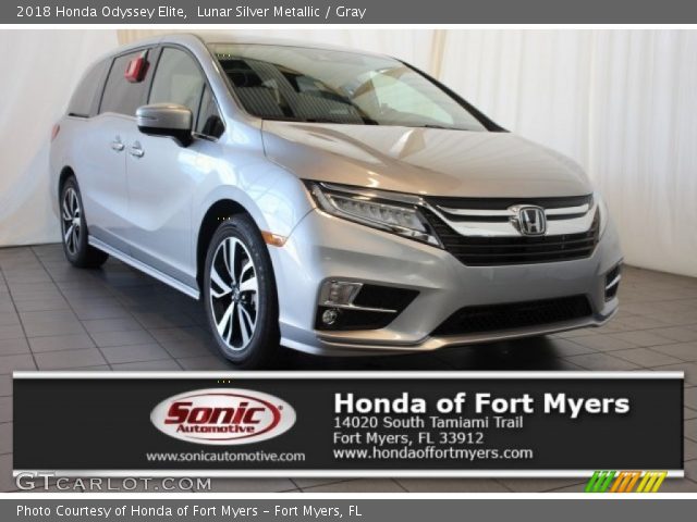 2018 Honda Odyssey Elite in Lunar Silver Metallic