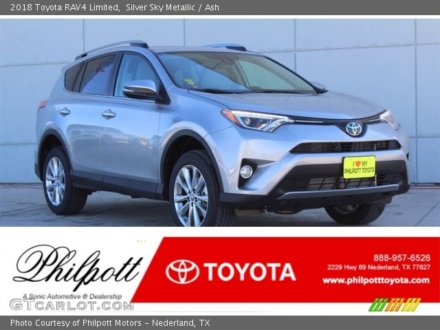 2018 Toyota RAV4 Limited in Silver Sky Metallic
