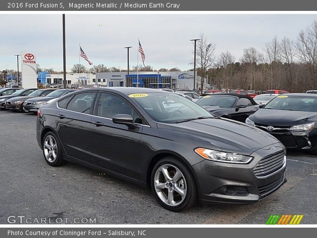 2016 Ford Fusion S in Magnetic Metallic