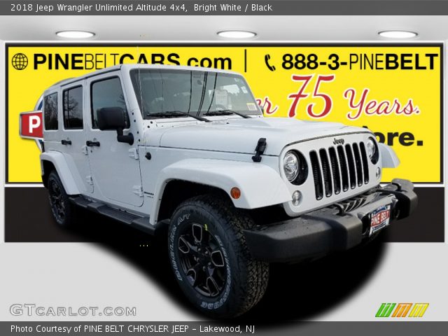 2018 Jeep Wrangler Unlimited Altitude 4x4 in Bright White