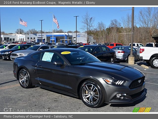2016 Ford Mustang EcoBoost Coupe in Magnetic Metallic