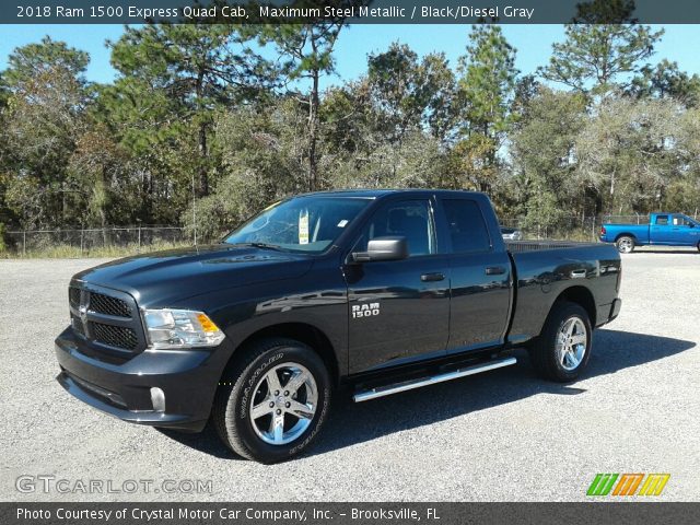 2018 Ram 1500 Express Quad Cab in Maximum Steel Metallic