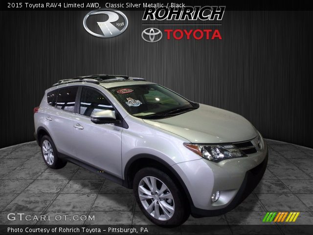 2015 Toyota RAV4 Limited AWD in Classic Silver Metallic