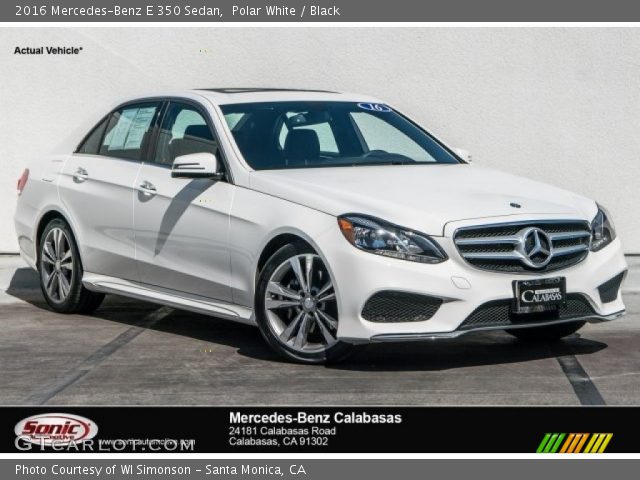 2016 Mercedes-Benz E 350 Sedan in Polar White