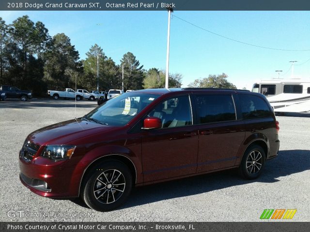 2018 Dodge Grand Caravan SXT in Octane Red Pearl