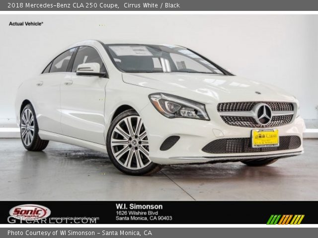 2018 Mercedes-Benz CLA 250 Coupe in Cirrus White