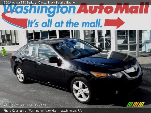 2009 Acura TSX Sedan in Crystal Black Pearl