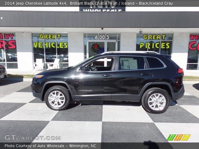 2014 Jeep Cherokee Latitude 4x4 in Brilliant Black Crystal Pearl