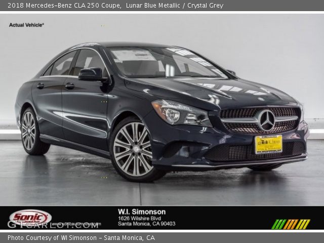 2018 Mercedes-Benz CLA 250 Coupe in Lunar Blue Metallic