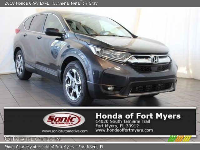 2018 Honda CR-V EX-L in Gunmetal Metallic