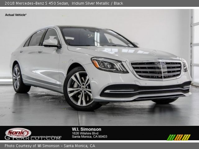 2018 Mercedes-Benz S 450 Sedan in Iridium Silver Metallic