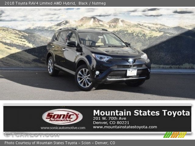 2018 Toyota RAV4 Limited AWD Hybrid in Black