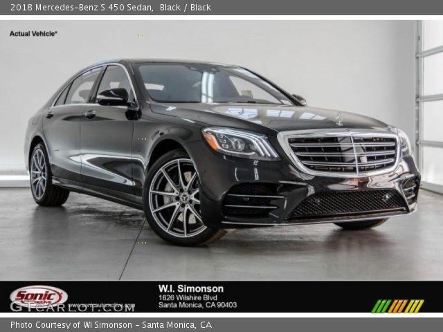 2018 Mercedes-Benz S 450 Sedan in Black