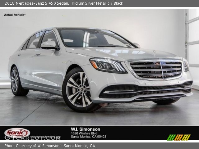 2018 Mercedes-Benz S 450 Sedan in Iridium Silver Metallic