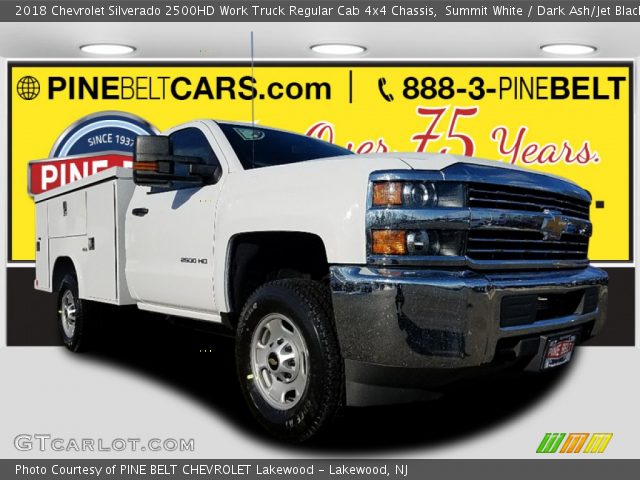 2018 Chevrolet Silverado 2500HD Work Truck Regular Cab 4x4 Chassis in Summit White
