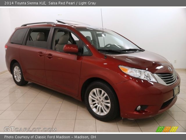 2014 Toyota Sienna XLE in Salsa Red Pearl