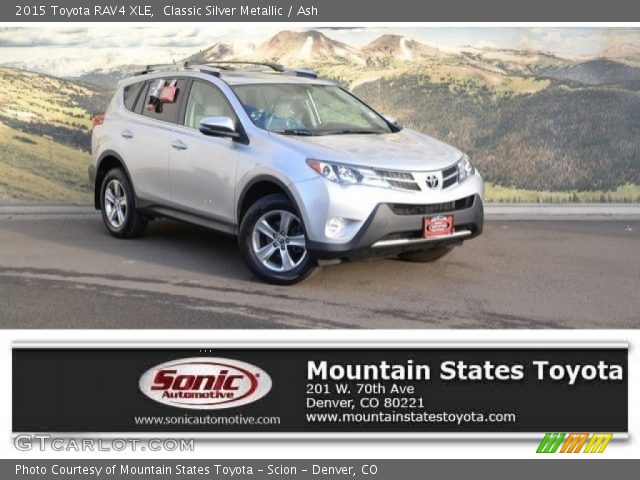 2015 Toyota RAV4 XLE in Classic Silver Metallic