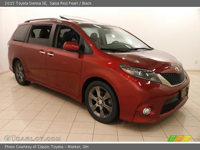 2015 Toyota Sienna SE in Salsa Red Pearl