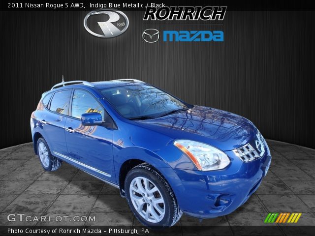 2011 Nissan Rogue S AWD in Indigo Blue Metallic