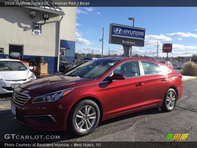 2016 Hyundai Sonata SE in Venetian Red