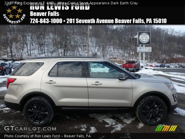 2017 Ford Explorer XLT 4WD in White Gold