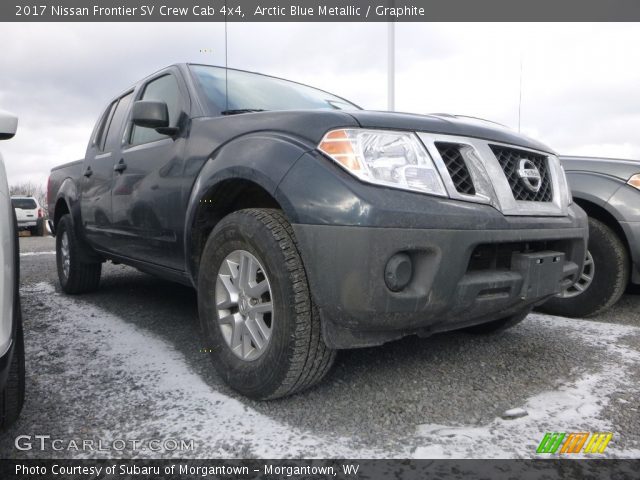 2017 Nissan Frontier SV Crew Cab 4x4 in Arctic Blue Metallic
