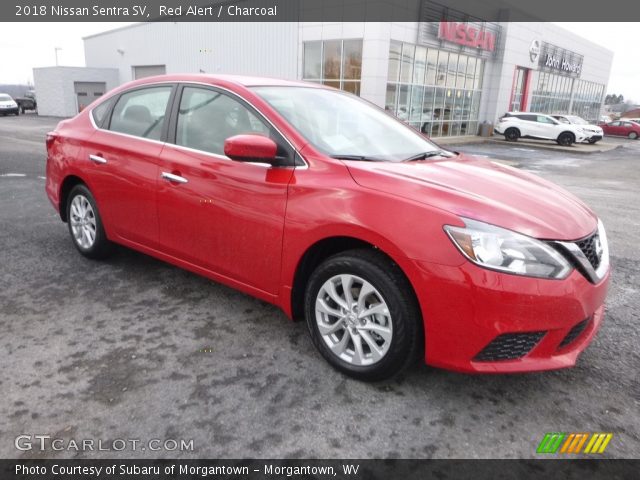 2018 Nissan Sentra SV in Red Alert