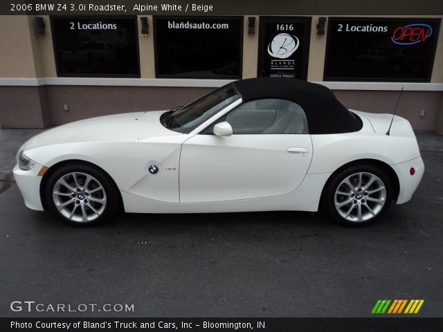 2006 BMW Z4 3.0i Roadster in Alpine White