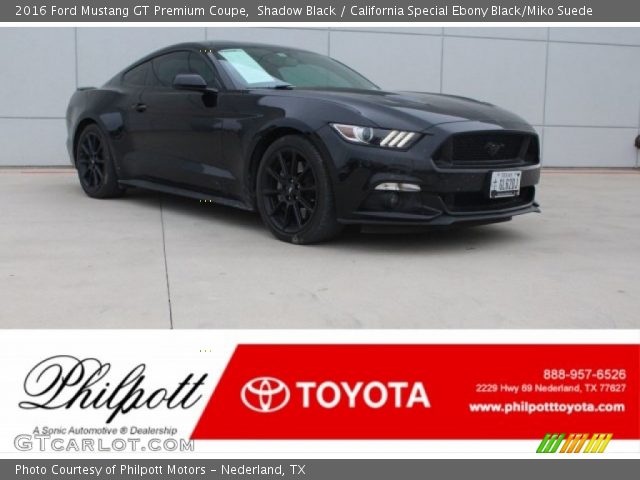2016 Ford Mustang GT Premium Coupe in Shadow Black