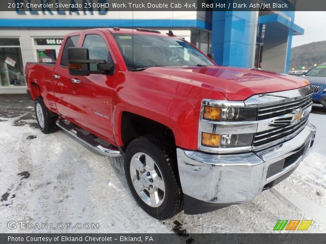 2017 Chevrolet Silverado 2500HD Work Truck Double Cab 4x4 in Red Hot
