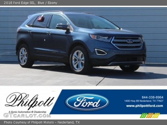 2018 Ford Edge SEL in Blue
