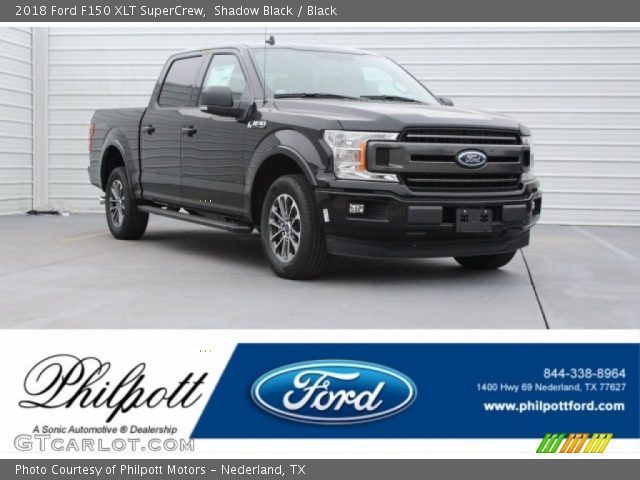 2018 Ford F150 XLT SuperCrew in Shadow Black