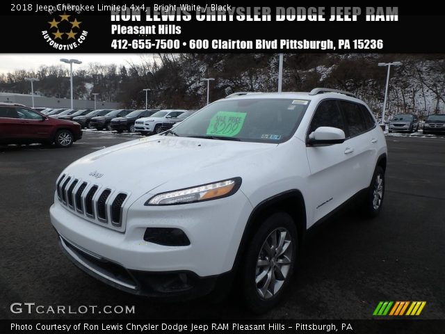 2018 Jeep Cherokee Limited 4x4 in Bright White