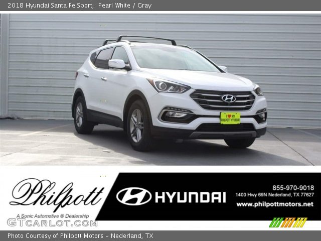 2018 Hyundai Santa Fe Sport  in Pearl White