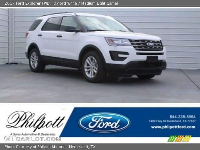 2017 Ford Explorer FWD in Oxford White