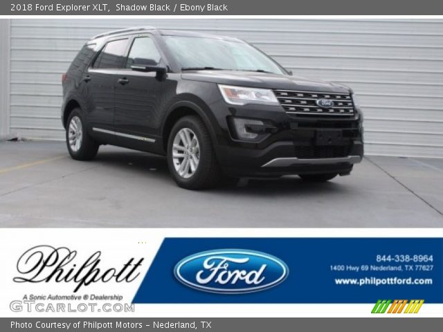 2018 Ford Explorer XLT in Shadow Black