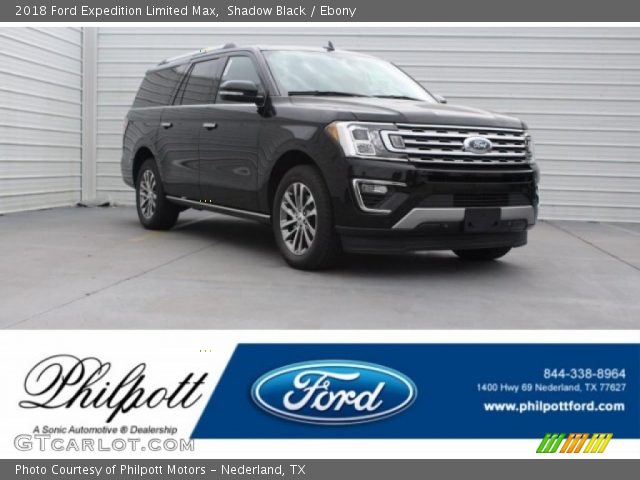 2018 Ford Expedition Limited Max in Shadow Black