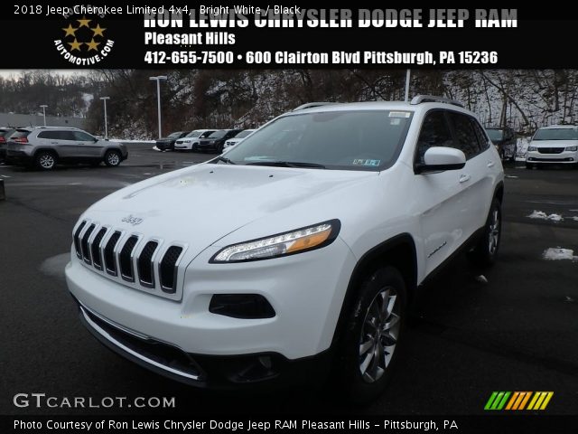 2018 Jeep Cherokee Limited 4x4 in Bright White