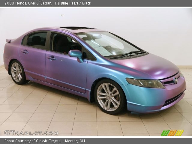 2008 Honda Civic Si Sedan in Fiji Blue Pearl