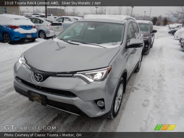 2018 Toyota RAV4 Limited AWD in Silver Sky Metallic