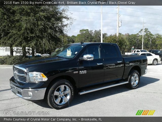 2018 Ram 1500 Big Horn Crew Cab 4x4 in Brilliant Black Crystal Pearl