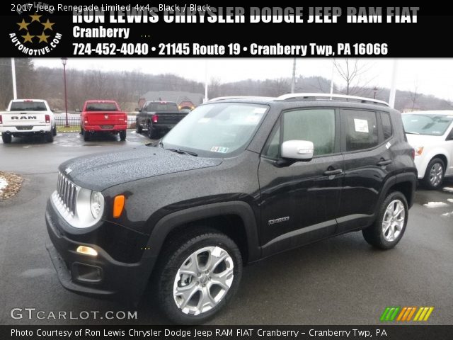 2017 Jeep Renegade Limited 4x4 in Black