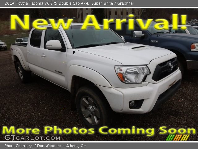 2014 Toyota Tacoma V6 SR5 Double Cab 4x4 in Super White