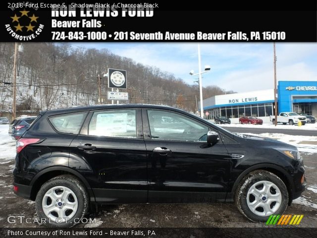 2018 Ford Escape S in Shadow Black